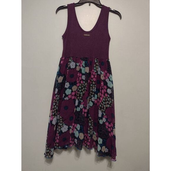 Matilda Jane Sugar Plum Purple Floral Tank Dress Size S - Picture 2 of 4